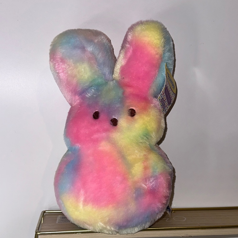 Colorful Tie-Dye Peeps Plush Bunny